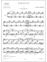 Romances - DEBUSSY - Partition - Piano